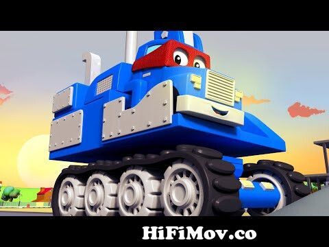 SUPER TRUCK EXCAVATOR - Carl the Super Truck becomes an Excavator to save  Car City Children Cartoon from english truck Watch Video 