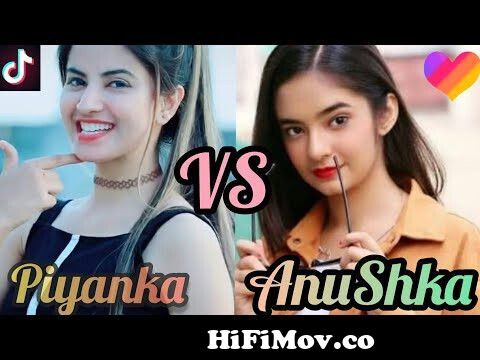 Anushka Sen Likee Queen VS Piyanka Mongia Tik Tok,Piyanka Mongia,Anushka Sen ,Funny Sunsuna from priyangkar Watch Video 