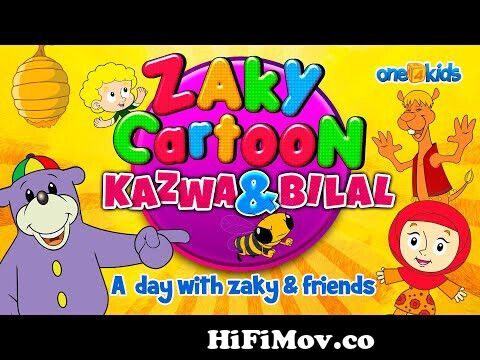 Zaky Cartoons | 11 EPISODES | Kazwa & Bilal | A Day With Zaky & Friends  from www bangla videos camel bee Watch Video 