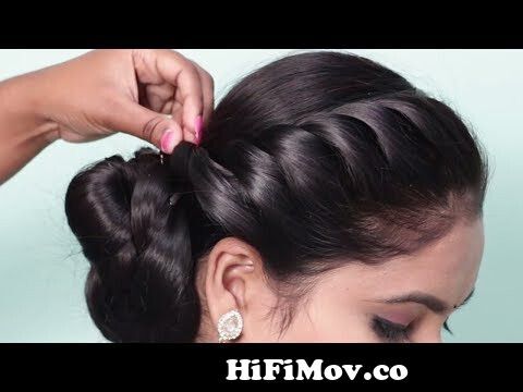 How to do Side braid hairstyle 2019 for ladies | New hairstyles for wedding  party | hairstyle girl from new hiare style 2019 Watch Video 
