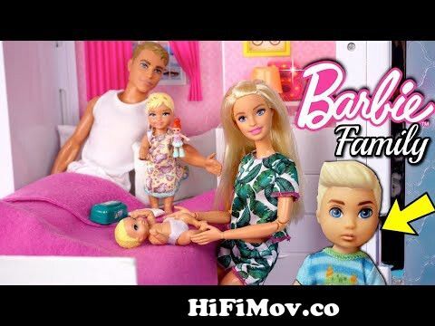 Barbie Baby Doll Stories - Family Road Trip, Gymnastics , Supermarket&  Babysitting from barbie doll cartoon english movie Watch Video 