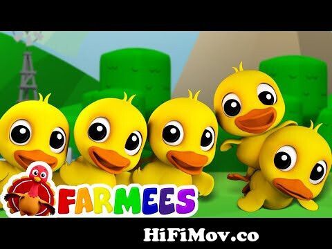 Five Little Ducks | Childrens Song For Kids | Nursery Rhyme For Baby by  Farmees from cartoon kobita all video song download Watch Video 