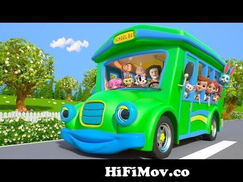 Wheels on the Bus | Kindergarten Nursery Rhymes for Children | Cartoons for  Kids | Little Treehouse from www video katunWatch Video 