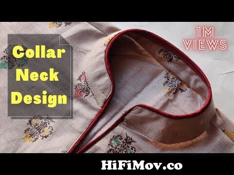 Ladies Coat Collar Kurti Cutting and Stitching in professional style  2020   stylen  YouTube