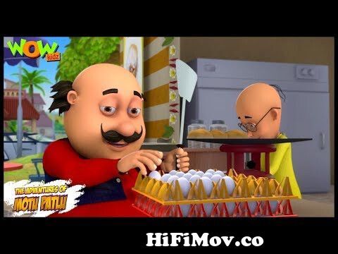 Motu Patlu New Episode | Cartoons | Kids TV Shows | Motu Patlu Omelette Pav  Shop | Wow Kidz from ful pote jore Watch Video 
