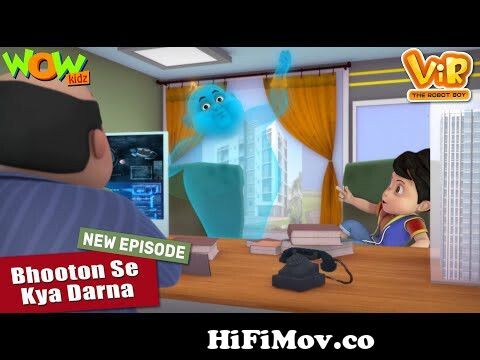 Vir The Robot Boy New Episodes | Bhooton Se Kya Darna | Hindi Cartoon  Kahani | Wow Kidz | #spot from boy se Watch Video 