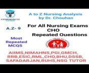 A to Z Nursing Analysis By Dr.Chouhan
