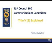AFGE TSA Council 100
