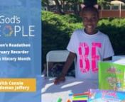 —South Bay Junior Academy Student Reaches 1,000-Book Reading Goal—nCongratulations to South Bay Junior Academy fourth-grader London Johnson for completing her goal of reading 1,000 books in one year! Her project culminated live on Facebook where she read aloud her 1,000th book—which happens to be her first authored book, called