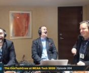 Live from the MCAA Tech 2020 Conference with James Benham (@JamesMBenham), and Jeff Sample (@IronmanofIT)nnFeaturing:n- Interview with James Simpson from Art Plumbing, Jordan Lawver from Trimble (@TrimbleCorpNews), &amp; Shaabini Alford from Murray Company (@MurrayCompany) n- MCAA Tech 2020 recap with Sean McGuire (@MCAAGeek) nnFollow @TheConTechCrew on social media for more updates and to join the conversation! nnListen to the show at http://thecontechcrew.comnnPowered by JBKnowledgennL