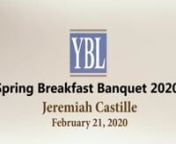 YBL Jeremiah Castille Feburary 21, 2020 from ybl