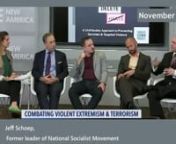 Jeff Schoep explains how over censorship online feeds right into the recruitment narrative for extremist movements.nnOn November 4, 2019, New America held a panel discussion with Parallel Networks on Combating Extremism and Domestic Terrorism. n nFor the full video please click the link below: nhttps://www.c-span.org/video/?466011-1/combating-violent-extremism-terrorismnnPanelists included:nJeff Schoep: Former leader of the neo-Nazi group National Socialist Movementn Mitch Silber: Co-Found