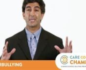 CYBERBULLYING helps students better understand bullying in social and online platforms and learn about its real-world consequences. Presented by internationally renowned expert Sameer Hinduja, Ph.D., this video is intended to be shared by youth with other students, parent groups, school leaders and community supporters to help create a bullying prevention movement! This video was created by the Center for Safe Schools with funding from the Highmark Foundation as part of Care. Connect. Champion: