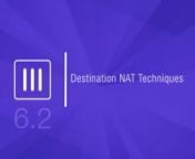 Description: This video demonstrates Destination Network Address Translation (DNAT) techniques available in FortiOS.