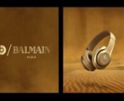 Creative Direction for Beats By Dre x Balmain.Cinemagraphs for retail application. Motion work by Ryan Zunkley