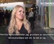 Pernilla Nyrensten, Grundare och VD på RevolutionRace. Ett intervjuklipp om deras värderingar, vilka företag som inspirerar henne och att kunden alltid har rätt.