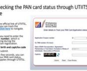 Would you like to check your Pan Card Status online? Well, PAN card is one of the most critical and essential identity proof required to make financial transactions in India. PAN issued by the Income Tax Department of India to all nationals who are taxpayers and non-taxpayers.nnYou can check this in different ways based on how you applied:nn With NSDL, if you have applied through NSDL.n via UTIITSL, if applied through UTIITSl.n SMS / CALL / phonennfor More Visit: https://pancarddownload.in