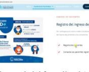 Guía de diliguenciamiento de formulario para registro de pacientes de CMF, por contingencia pandemia. www.sistemas.especialistasfarallones.com
