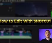 In this tutorial, we go over how to use Shotcut - a great, FREE, cross-platform video editor!nnLinks:nDownload the program at shotcut.orgnObtain free stock footage and images at pixabay.com