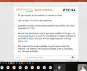 In April 2020, Petrochemicals Europe organised a one-hour webinar in cooperation with the European Chemicals Agency (ECHA) to explain the N-Methyl Pyrrolidone (NMP) guideline. 175 persons participated. nIn April 2018, the European Commission published a restriction (Regulation (EU)/2018/588) for NMP.The restriction establishes DNELs for exposure of workers to NMP via both the inhalation and the dermal routes and is seen as the most appropriate Union-wide measure to address that risk. All downs
