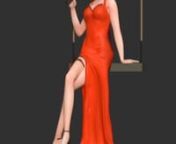 If you love this model, you can buy her at: https://www.cgtrader.com/3d-models?author=gadohoanAda Wong (エイダ・ウォン Eida Won?) is the pseudonym of an otherwise-unnamed red-clad, Asian-American of Chinese descent. (Follow https://residentevil.fandom.com/wiki/Ada_Wong)nnIn the Resident Evil series, I really like the character Ada Wong. She has a very sexy Asian look.nnIf you buy this model, you will get the original Zbrush file (**ZTL**), **OBJ** and **STL** files for printing 3D.nnI hop