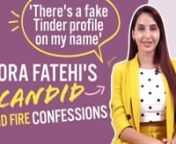 Nora Fatehi is known to be someone who never dodges any question. So when we decided to corner the O Saki Saki girl for a round of rapid-fire, we were expecting firecrackers. From talking about marriage, link-ups and hooking up to discussing who she wants to romantically pair up with for Dostana 2, Nora answered it all. She also reveals how there&#39;s a fake profile of her on Tinder, and how she got to know about it. Watch the video to find out