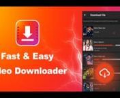 Trust me,This is a Best Video Downloader. I use all video downloader every day.nall Video Downloader allows you easy and fast save all videos and music from the Internet.This Video downloader can auto detects videos in webpages，it is 100% free!