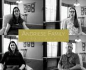 Andriese Family Testimony from andriese