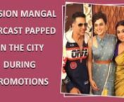 Shilpa Shetty was snapped in the city post her salon session at a celeb favorite salon Kromakey. Akshay Kumar Taapsee Pannu were spotted promoting their movie Mission Mangal which is all set to be released on the 15th of August. Akshay Kumar kept his look casual&#39; while the ladies were spotted pretty Saree&#39;s which had its own unique style. The film is based on true events about the ISRO&#39;S successful Mars orbiter mission.