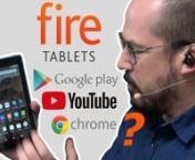 Amazon Fire Tablets are a good 20-30% cheaper than traditional Android tablets of similar specs. But can you run your standard apps? Robbie set out to try installing Google Play Store, YouTube and Chrome, and the result is quite exciting for those on the fence about Amazon&#39;s line of tablets.nnGet Yours: https://cat5.tv/fire