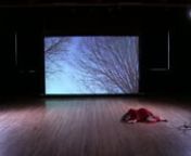 Footage of Delivered (2019). Choreography and performance by Sarah Lass. Originally presented by the School for Contemporary Dance and Thought for their Annual Gala.nnCreative writing research (recorded for performance) below.nnThis is what you remember.nnThere’s a swing set behind your house.nnWhen ejected from the house, by choice or by charge, you run to it like a friend.nnBy the time you hear the screen door shut you are already nestling into it.nnYou are maybe seven or eight. You are smal