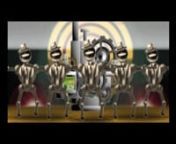 Official animated music video promo for the song &#39;Roo Ba Bah&#39; by The Loose Kites.nStage performance from robots designed specifically to dance and sing. Stylized using a 40&#39;s aesthetic. Created by (the contradiction of) STEPHEN SMITH. Nov 09.