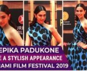 Deepika Padukone attended the 2019 MAMI film festival. The Padmavaat actress looked stunning in a one-shoulder blue polka-dotted gown from the label Marmar Halim. She let her center-parted hair loose in soft waves. Styled by celebrity stylist Shaleena Nathani, the outfit did some incredible things for the event. Deepika will be next seen in Chhappak directed by Meghna Gulzar. She is also working with beau Ranveer Singh in the movie &#39;83.