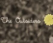 An opening title sequence for the movie ‘The Outsiders.’ For my Communication: Time, Motion, Media class. nnThe Outsiders is written from a fourteen year old boy’s perspective, Ponyboy, who lives in a cruel world that only knows black from white and fails to see the beauty of the world.Ponyboy, on the other hand, has this childlike innocence and never fails to truly appreciate the beauty in life—like the sunset.I began my video taking process by walking around the downtown Toronto ar