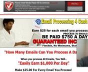 Go Here: http://www.ebayprofit.biz/lgamble.htm.-Email Processing 4 cash REVIEWnGo Here: http://www.ebayprofit.biz/lgamble.htm.-Email Processing 4 cash REVIEWnnEmail Processing 4 cash is a system created to help you make money online showing you how to generate massive free traffic to your website. Is this Email Processing 4 cash a program that will help you make good money working online? Check out this video for the latest information about a system called Email Processing 4 cash to help you ma
