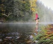 Fly fishing in Maine for native brook trout.nMusic: