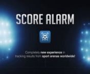 Completely new experience in tracking sports results from sport arenas worldwide!nnAppStore download --&#62; https://itunes.apple.com/us/app/score-alarm/id497352969?mt=8nnWHY THE BEST?nn• The largest number of sports (19) and eventsn• Intuitive and easy to usen• Awesome featuresn• Your needs in center of our attentionnnWHICH AWESOME FEATURES?nn• Live scores for all worldwide leagues, competitions and tournaments in 19 sportsn• Search engine that enables fastest search for events and comp