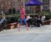 this is just a video of Spiderman spreading Christmas cheer via Mariah Carey tunes. This is for educational purposes.