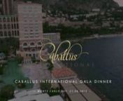 On the longest day of the year, 21st June 2013; in one of the most exclusive destinations in the world, the Principality of Monaco, on a breath-taking terrace at Monte Carlo Bay Resort, Caballus International organizes a spectacular gala dinner. nnnThe Excellence magazine, main partner of Caballus, edited by Lauro organizes in collaboration with The Excellence Magazine, a gala dinner during Menton Horse Show, where pure Arabian horses coming from around the globe will have the privilege of tak