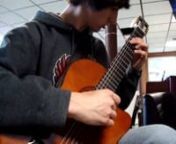 Myself playing the fifth movement from Bach&#39;s Suite in E minor