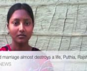 Child marriage in Puthia, Rajshahi, Bangladesh.nnA report by Sourav Habib for DrikNEWS, a World Press Photo partner in training journalists in Bangladesh.