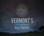 This is a 60 mile total bike race. 40 miles of which are all dirt roads. This race will be unsupported, no pit stops, no sag.nnAll racers may signup enter through https://www.bikereg.com/Net/dirty-40-race ir visit http://www.dirty40race.com for more information