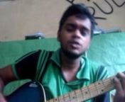 This is a beatiful song and first guitar cover by me. and this is very much special for me. coz it&#39;s my first video in vimeo.nThe chords using in this song are F, A#, C and G major.ni will give u the lesson of this song.