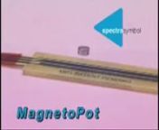 The MagnetoPot is simple, yet elegant in its ability to track motion in a contactless manner. A magnet on the inside of a cylinder, or on the other side of a motion device will guide the built-in magnetics of the MagnetoPot for position output as a voltage divider. nnAbout Us:nThe potentiometers are made of a variety of materials ranging from polyester to fiberglass, depending on the temperature or cycle need. Additionally, our potentiometers are the thinnest linear position sensors on the marke