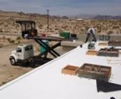 BSW Roofing &amp; Solar reroofs an ammunition bunker at China Lake Naval Weapons Facility April 2014. Materials used: 60 mil PVC by IB Roof Systems.. Go to:http://www.bswroofing.com