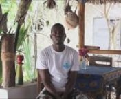 Hasu Suleiman, Director of &#39;Feel Zanzibar Tours&#39; talks about a community tree-planting project in Jambiani, Zanzibar.
