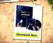 http://bit.ly/16XFrWk : michael fiore text the romance back examples : nnText The Romance Back Testimonial-- Is Michael Fiore (texttheromanceback.com) REAL or FRAUD?nnRead The Following Uncensored Review of michael fiore text the romance back examples by Our Product Reviewers Considerably HEREnnUncover mind blowing interest inside your charming relationship in addition to merely a couple texts. Via reliable importance and also vocabulary, you&#39;ll deliver shivers lower your very own sizable other&#39;