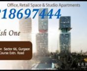 krrish one new project, krrish one new commercial project, krrish one upcoming projectnnKrrish One sector 66 Gurgaon, Golf course extension road, retail shopsnCall for best shop @ +91 9818697444nnKrrish Group is presenting a commercial project KRRISH ONE in the prime location of Golf Course extension in Gurgaon. The Krrish One project is built on the land of 11 acres on the sector 66 in Gurgaon. They have made space for retail shops on ground floor as well as first floor. The shops are in betwee