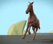 To further my creature quadruped animation skills I studying different speed gaits of the horse, walk, trot, run and gallop.I then put these together in one horse 3D animation which was quite a challenge blending them.nnI used the techniques I learnt at www.animationateam.comandwww.ianimate.netnFree horse rig fromhttp://www.mothman-td.comnnAll animation was hand keyed in Mayanview project here:http://fullrotation.com/portfolio/horse-gaits-3d-animation/