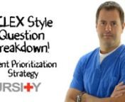 http://www.nursity.comnNCLEX Question of the Week #2nHave you ever struggled with a question that asks what is the best thing to do or the priority? This is a very different question than what would you do first.nnIt is crucial to have a tool for answering these questions on the NCLEX. This video will break down one of these NCLEX style questions and share a tool with you that will both significantly increase your accuracy, and decrease the amount of time it takes to answer prioritization style